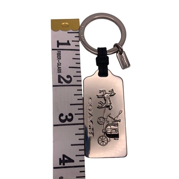 COACH Carriage Hangtag Bag Charm Key Fob - Picture 3 of 3